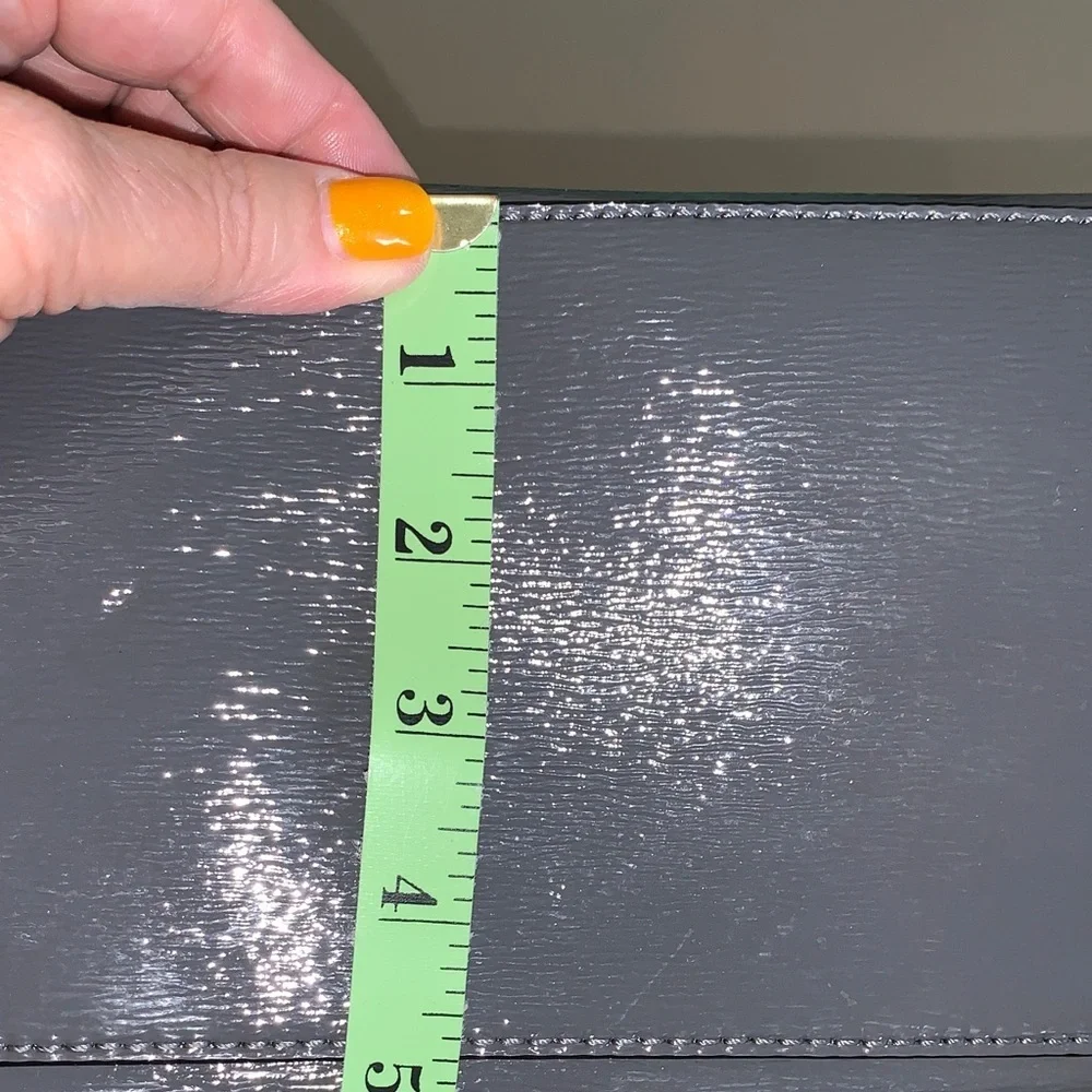 Kate Spade Shiny Smokey Grey Satchel​​​
